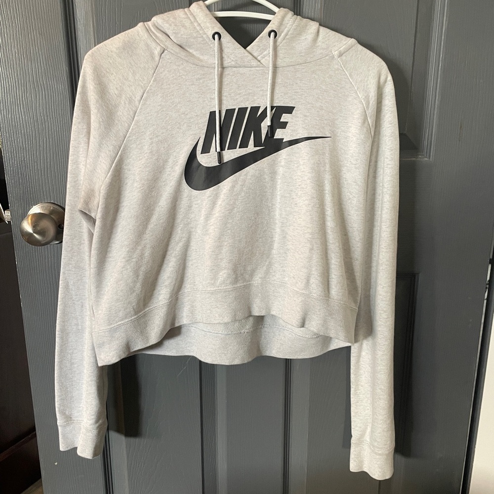 Nike cream Gray Hoodie